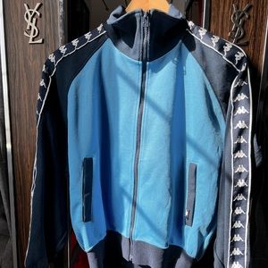 Kappa Zip-up Cropped Sweater